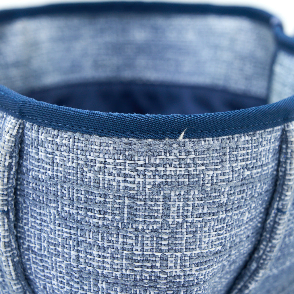 Chanel Deauville Tote Tweed Light Blue