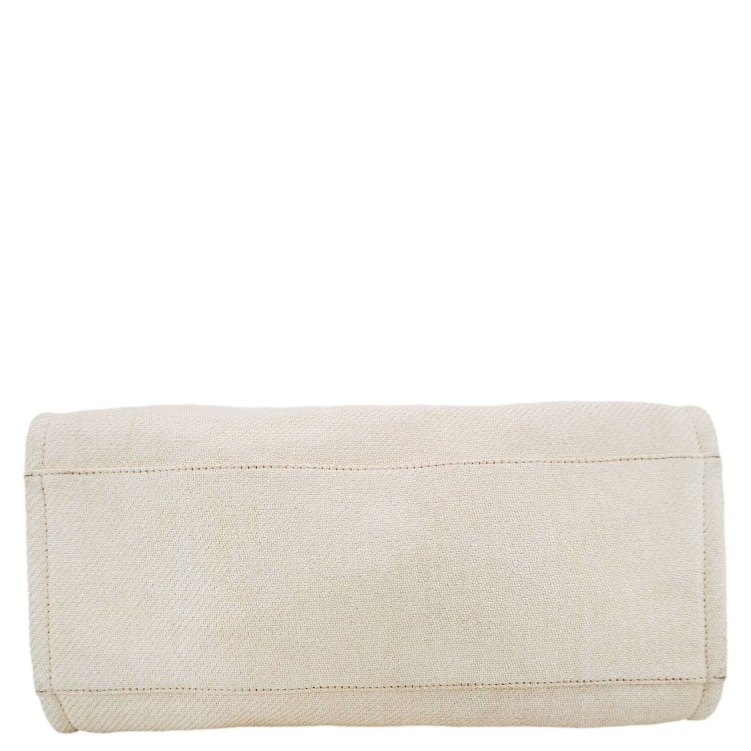 CHANEL Deauville Large Raffia Mixed Fibers Tote Bag Cream