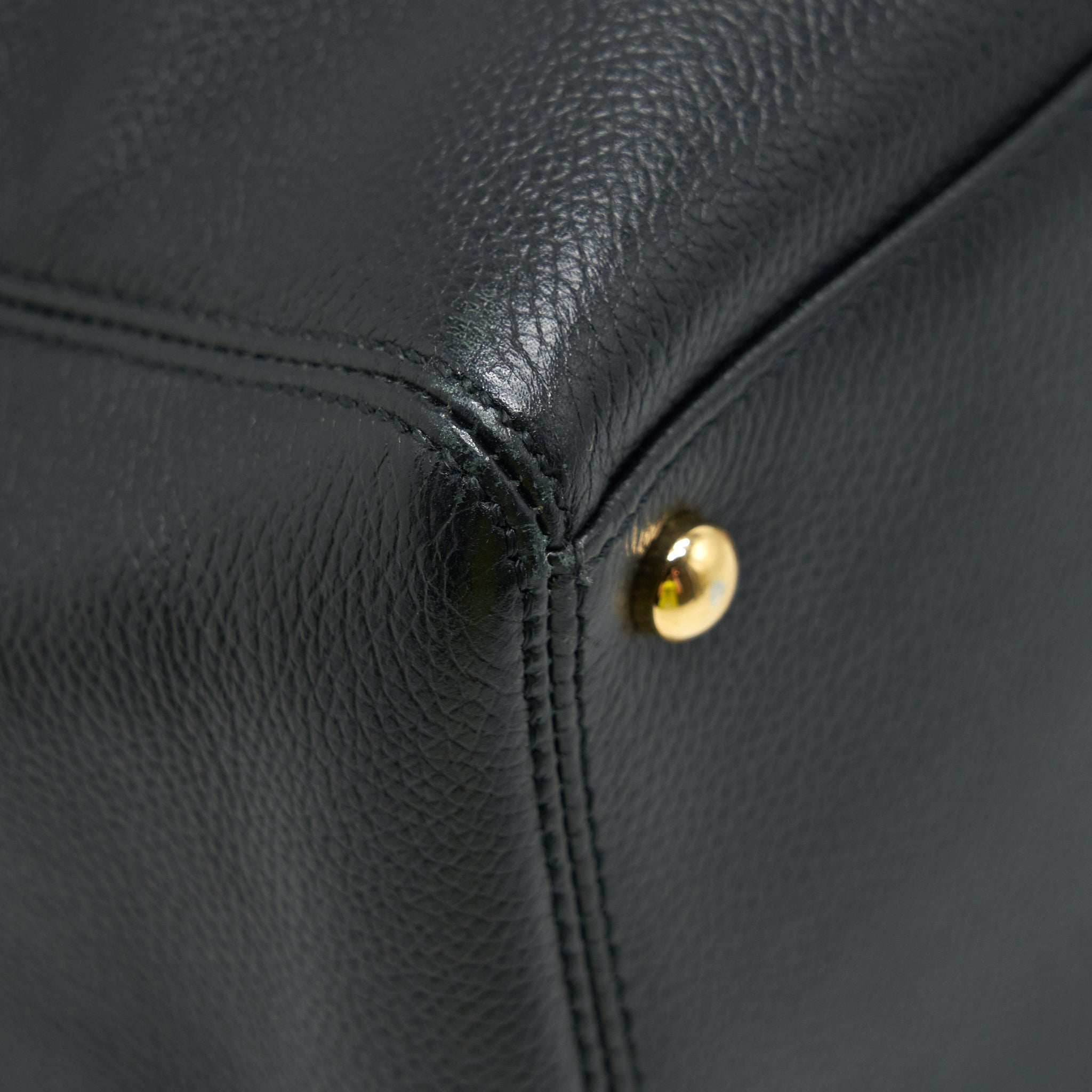 Chanel Cerf Tote bag Grained calfskin black