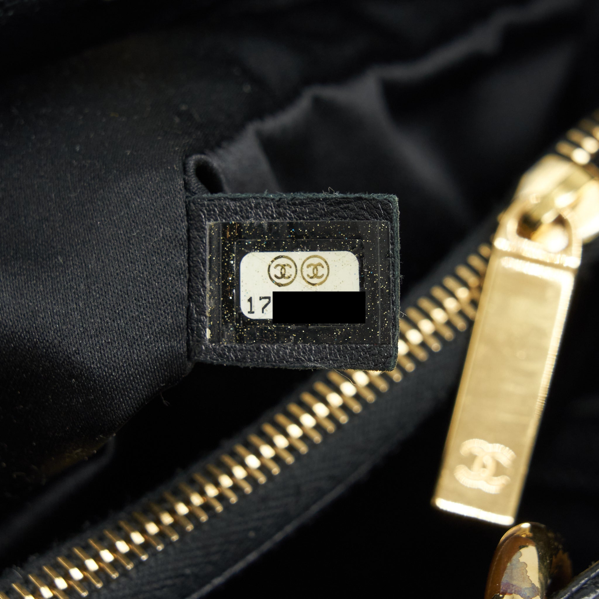 Chanel Grand Shopping Tote Bag Caviar Black
