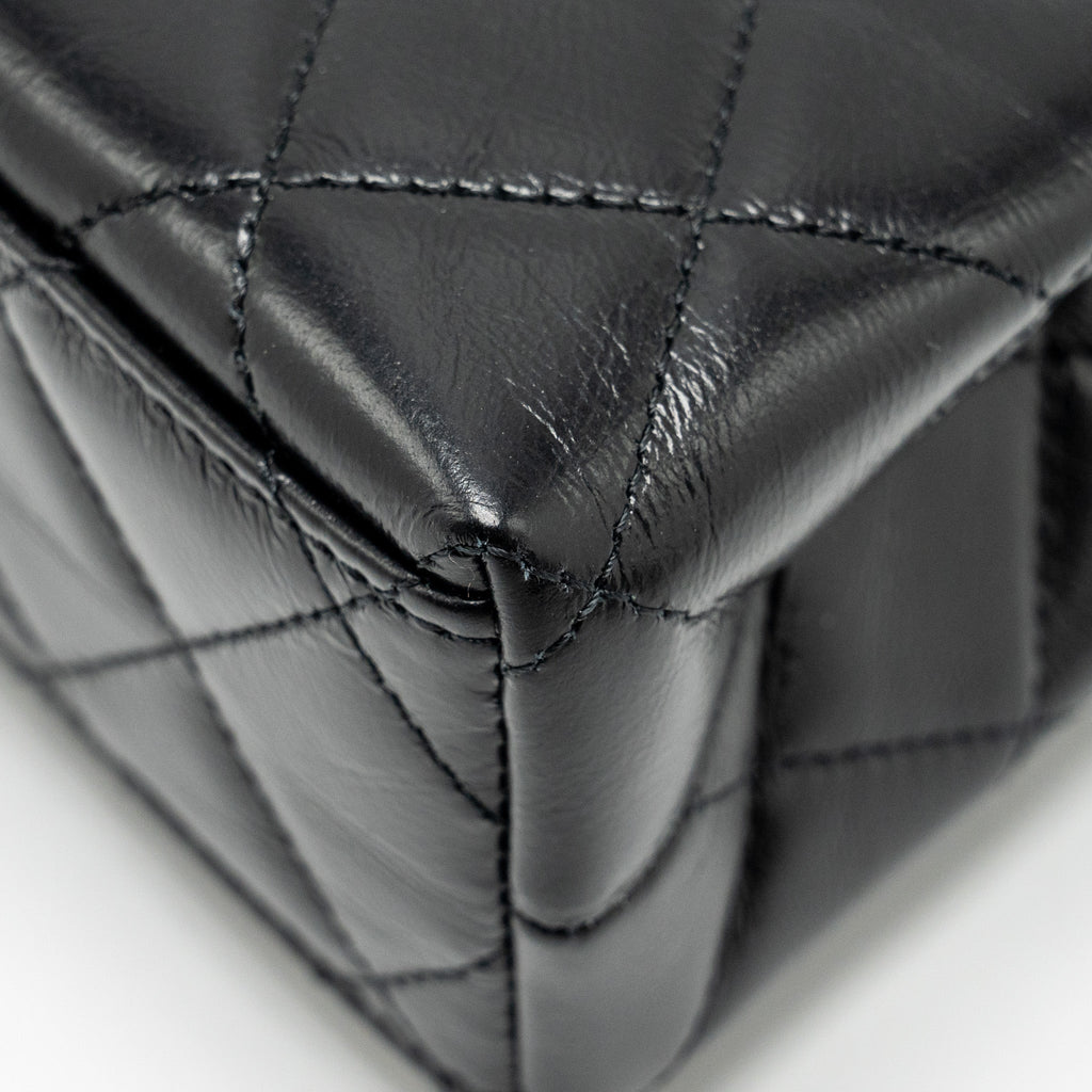 Chanel Mini Kelly Shopping TOTE Bag Calfskin Black  (Microchip)