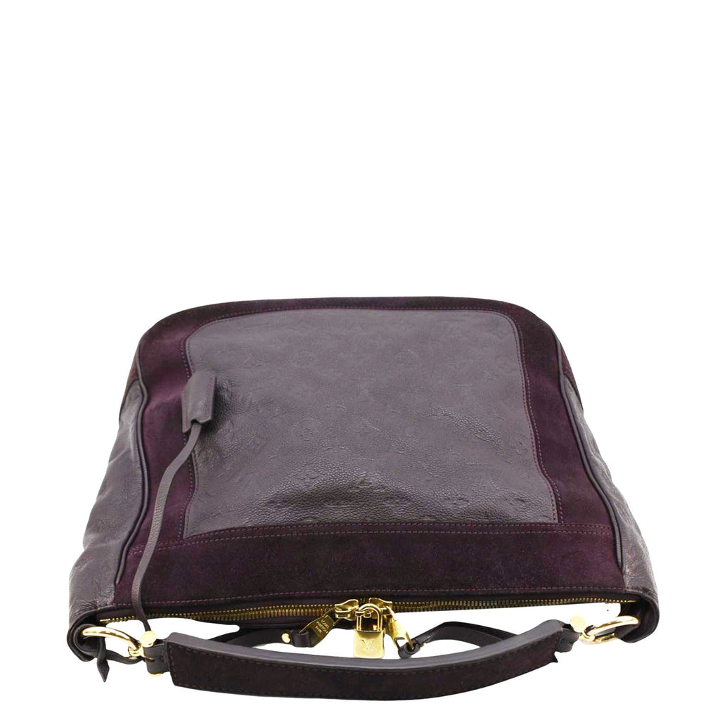 LOUIS VUITTON Audacieuse MM Empreinte Leather Shoulder Bag Terre