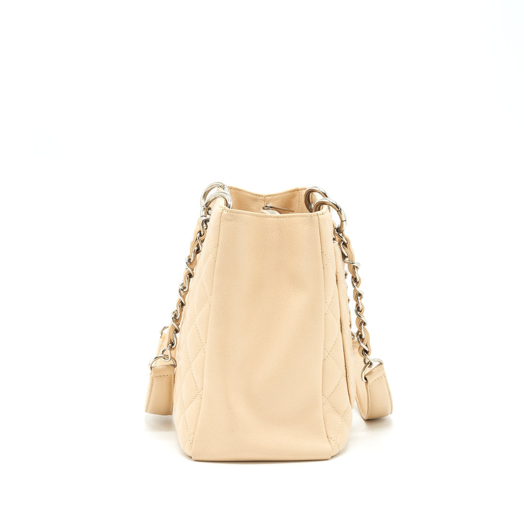 Chanel Grand Shopping Tote Bag Caviar Beige
