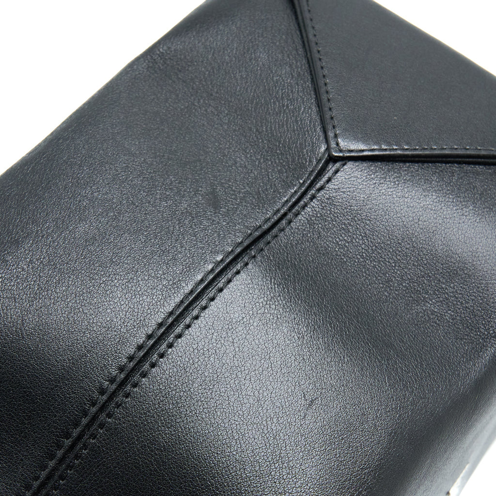 Chanel Vintage Cambon Tote Bag Calfskin Black