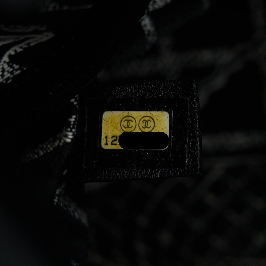 Chanel Vintage Cambon Tote Bag Calfskin Black