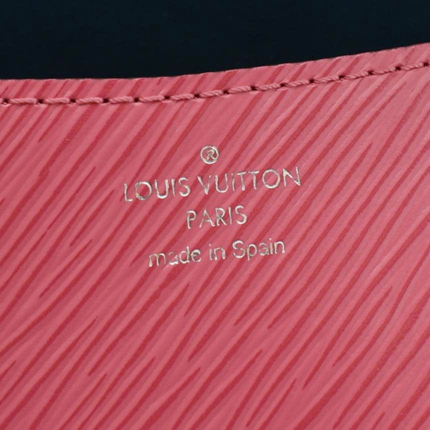 LOUIS VUITTON Buci Epi  Leather Shoulder Bag Pink