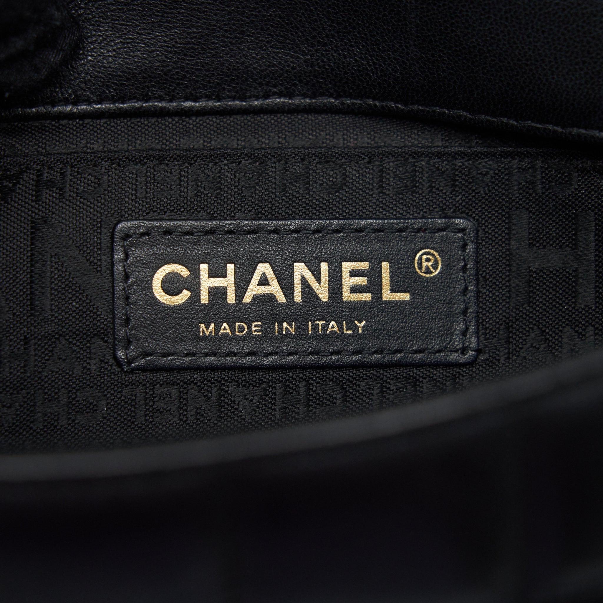 Chanel Camellia Mini Flap shoulder Bag Lambskin black