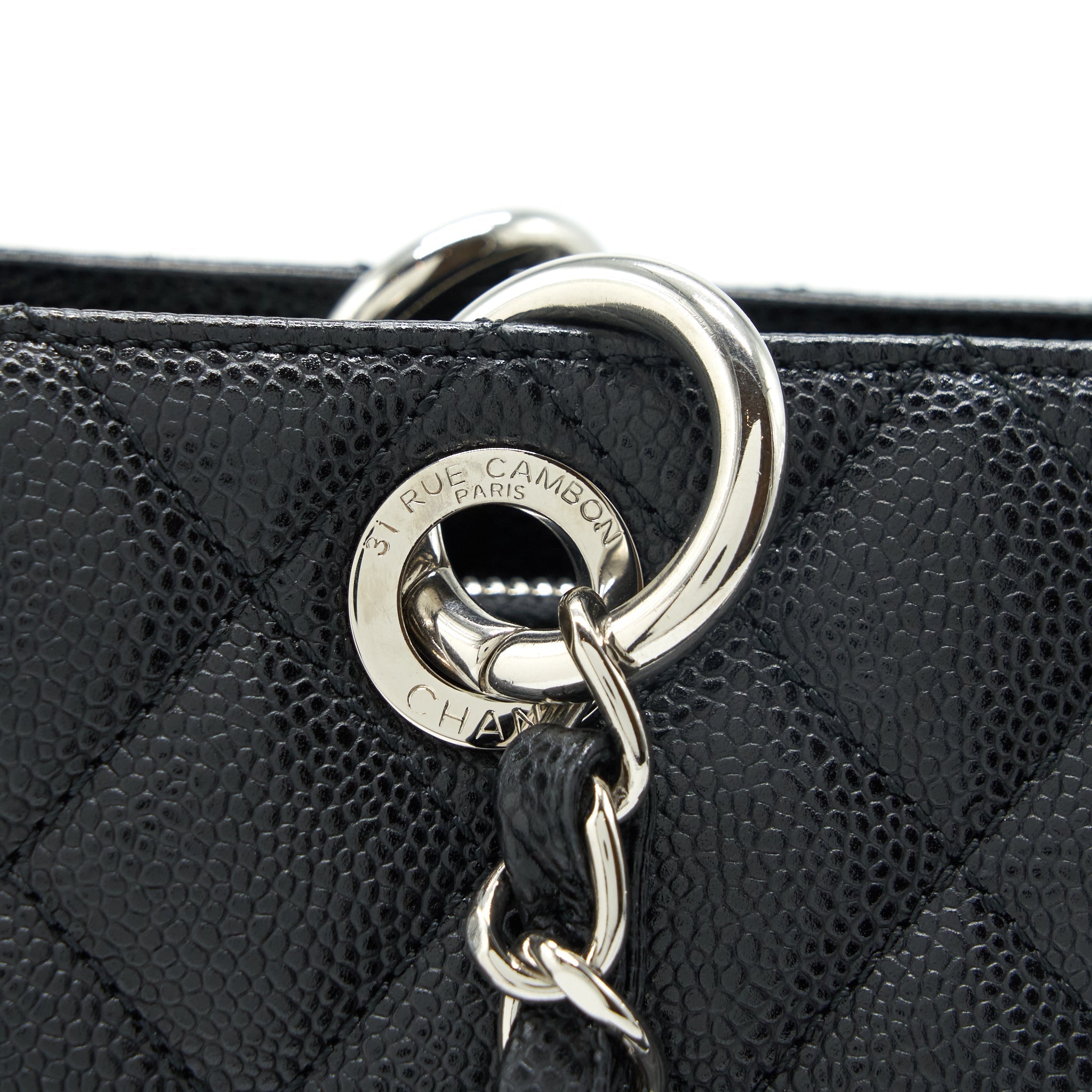 Chanel Grand Shopping Tote Caviar Black