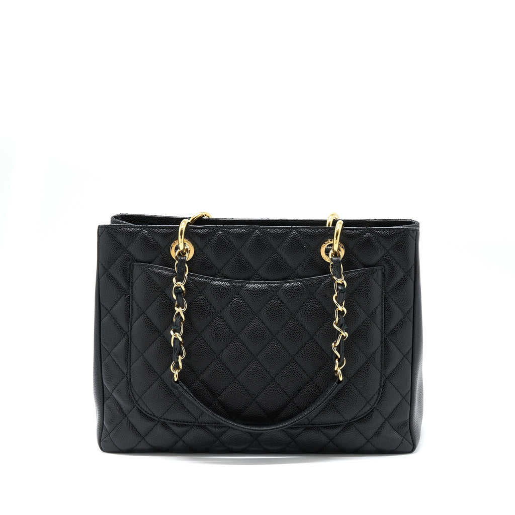 Chanel Grand Shopping Tote Bag Caviar Black