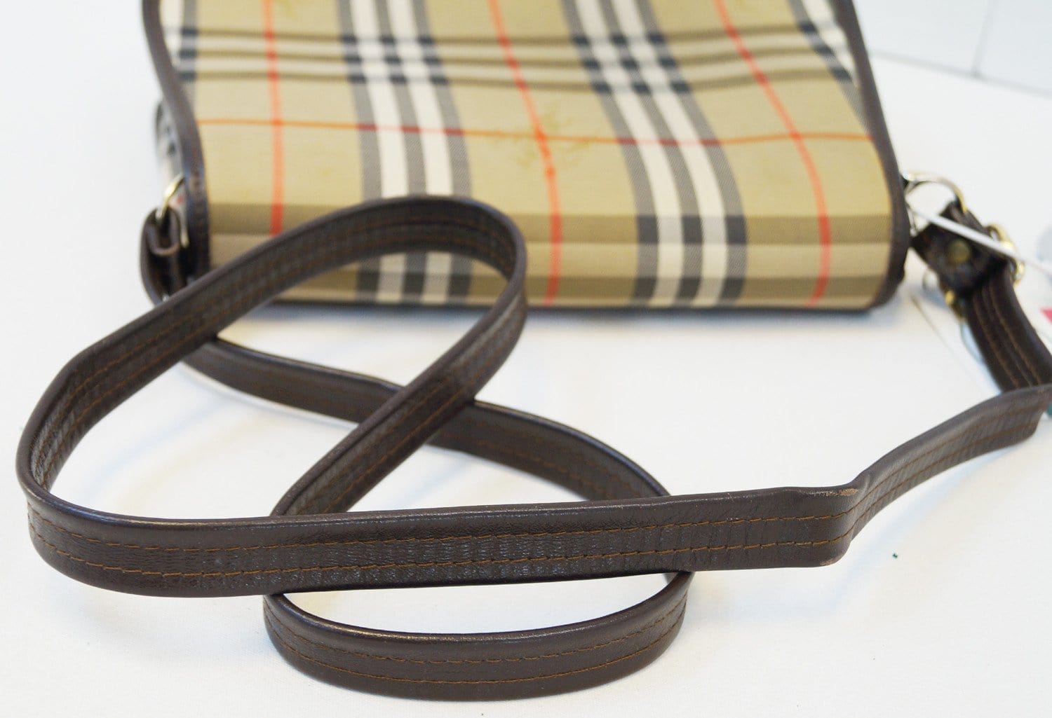 Burberry Shoulder Bag - Burberry Nova Check Bag Canvas Beige