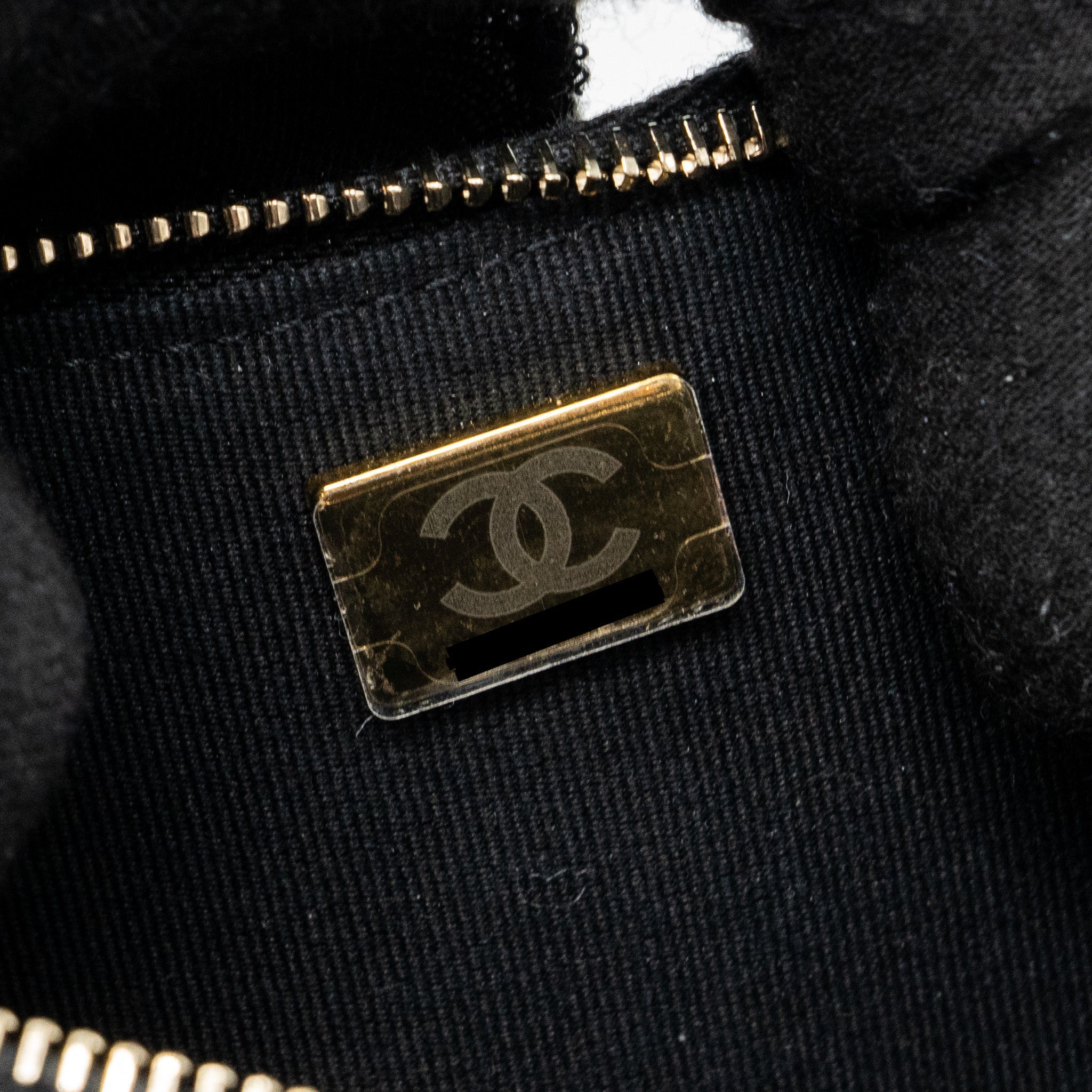 Chanel Hobo Shoulder Bag Lambskin Black (Microchip)