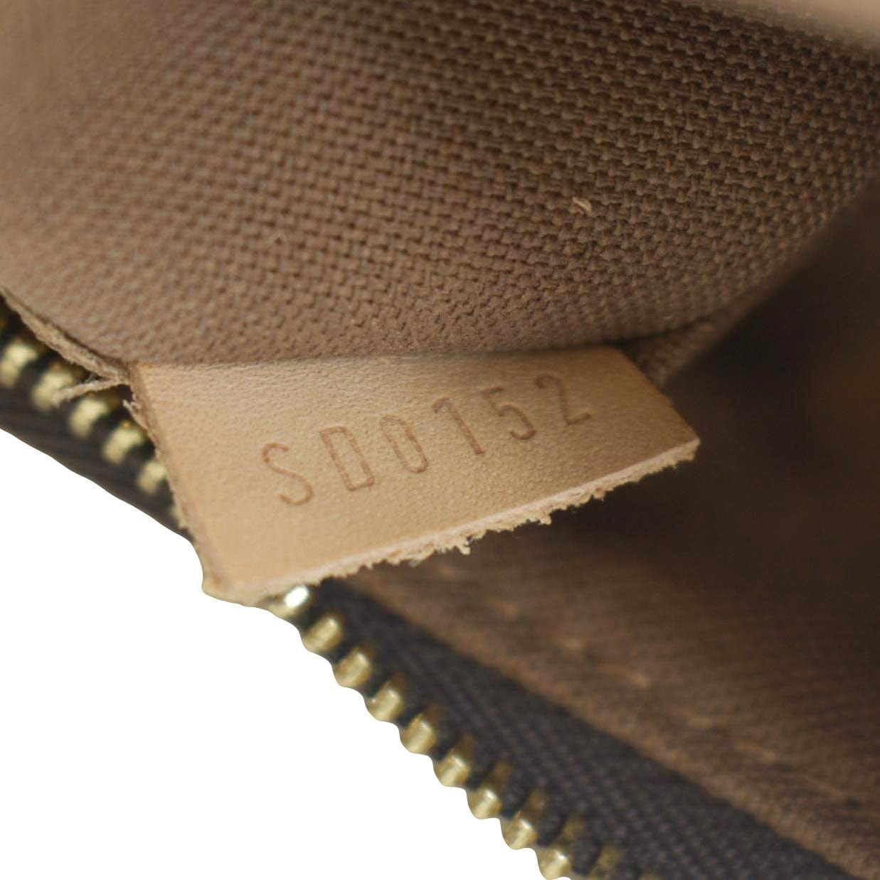 LOUIS VUITTON Thames PM Monogram Canvas Shoulder Bag Brown