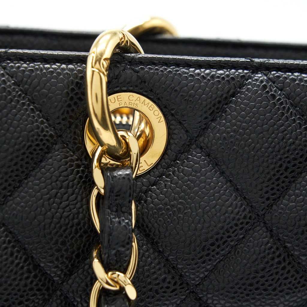 Chanel Grand Shopping Tote Caviar Black