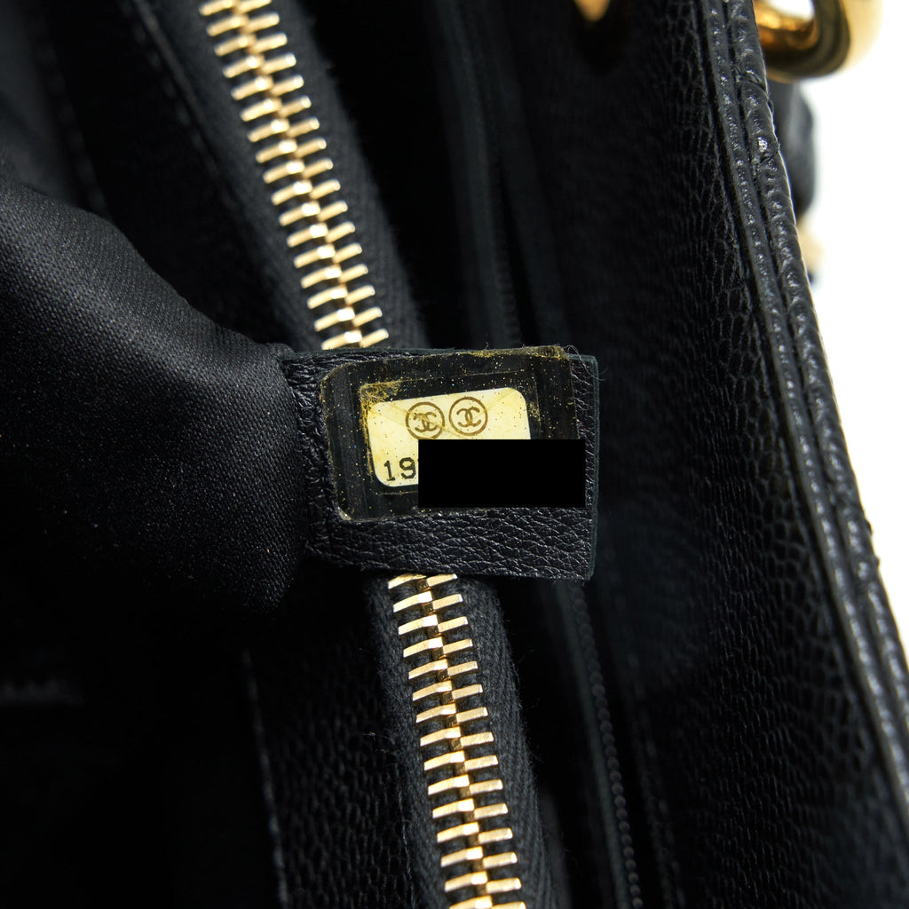 Chanel Grand Shopping Tote Caviar Black