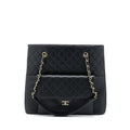 Chanel 19C Large Shopping Tote Bag Caviar Black L