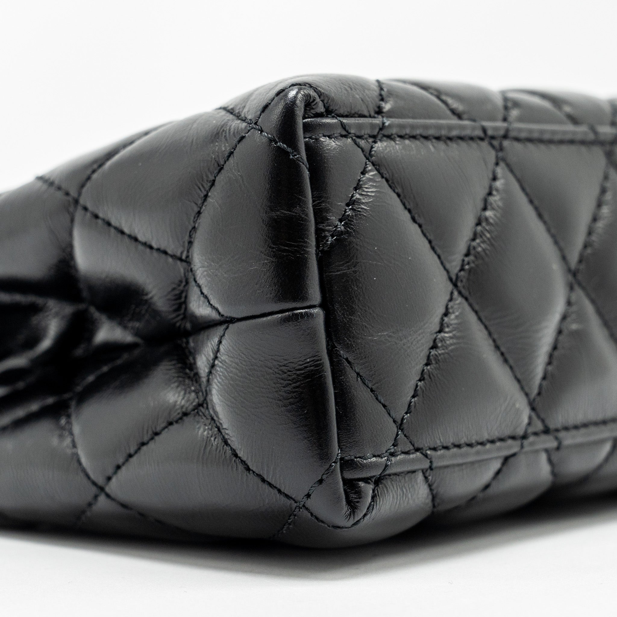 Chanel Mini Kelly Shopping Tote Bag Calfskin Black  (Microchip)