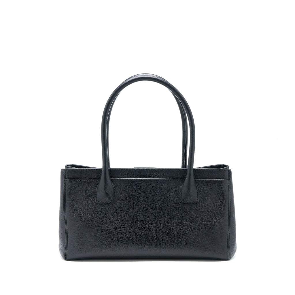 Chanel Cerf Tote Bag Grained Calfskin Black