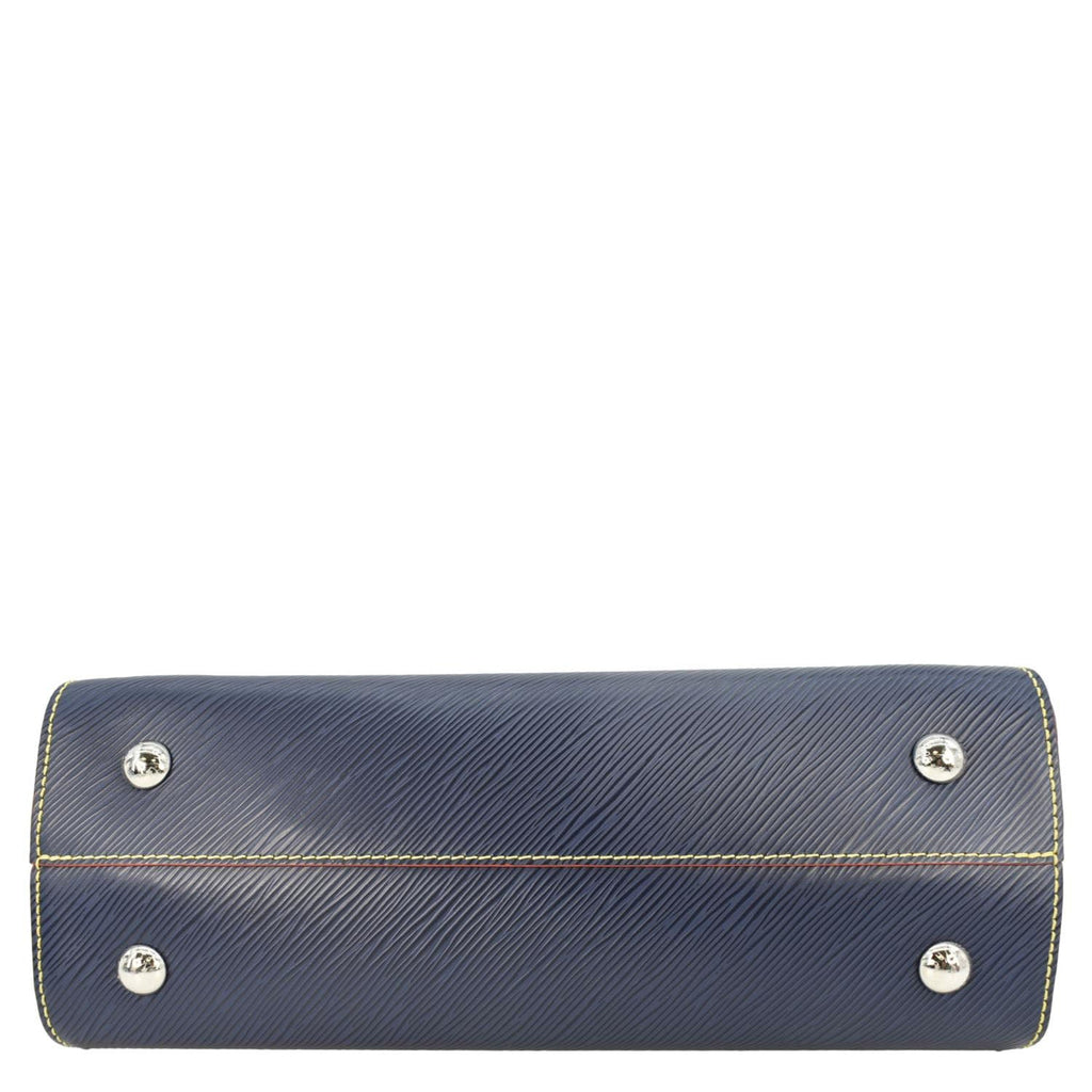 LOUIS VUITTON Twist Epi Leather 2Way Tote Bag Indigo