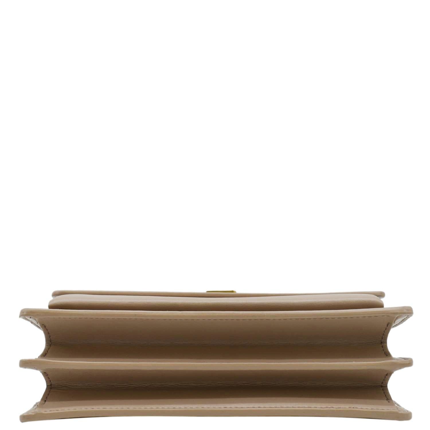 YVES SAINT LAURENT Monogram Sunset Medium Leather Shoulder Bag Rosy Sand
