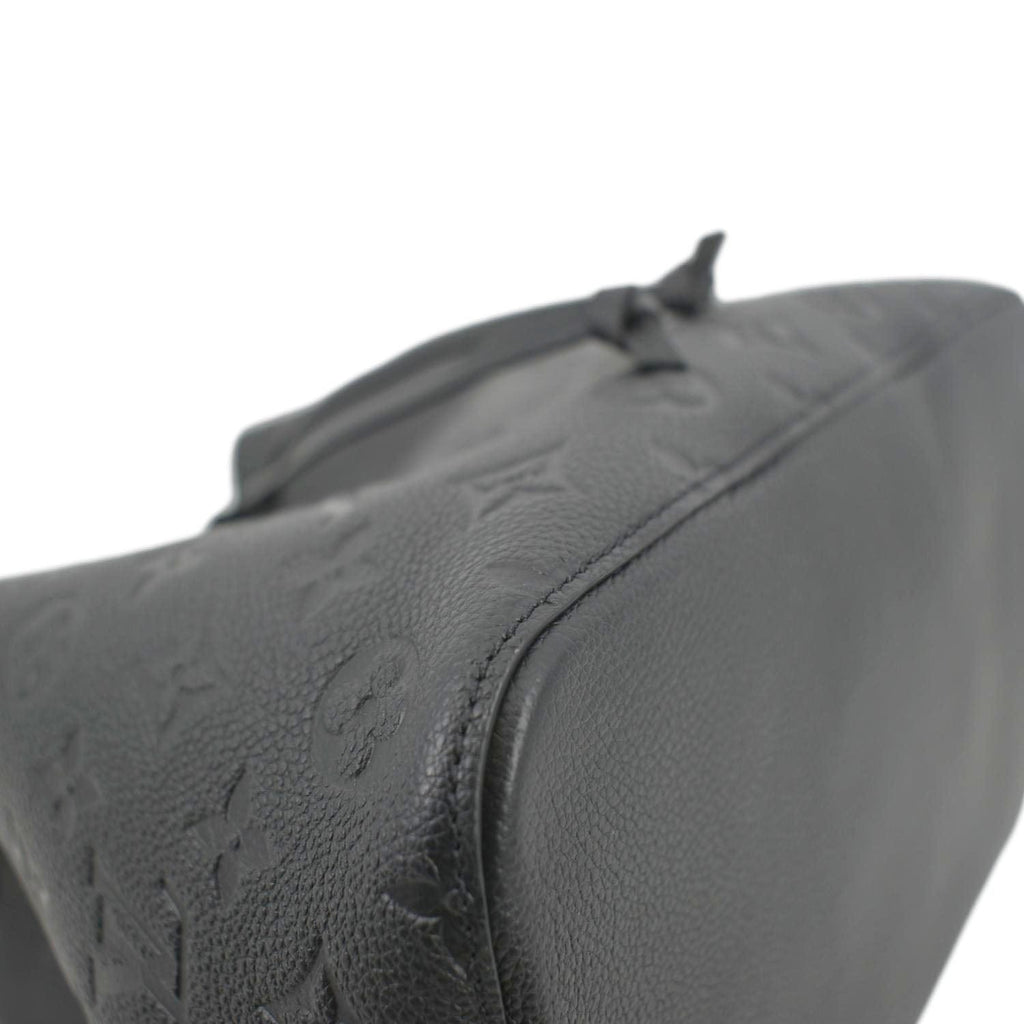 LOUIS VUITTON NeoNoe MM Monogram Empreinte Leather Shoulder Bag Black