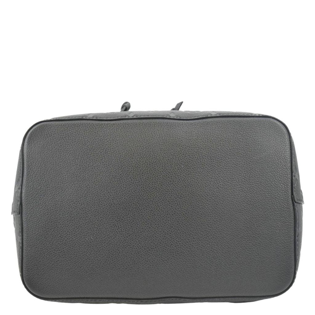 LOUIS VUITTON NeoNoe MM Monogram Empreinte Leather Shoulder Bag Black