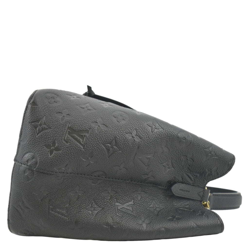 LOUIS VUITTON NeoNoe MM Monogram Empreinte Leather Shoulder Bag Black