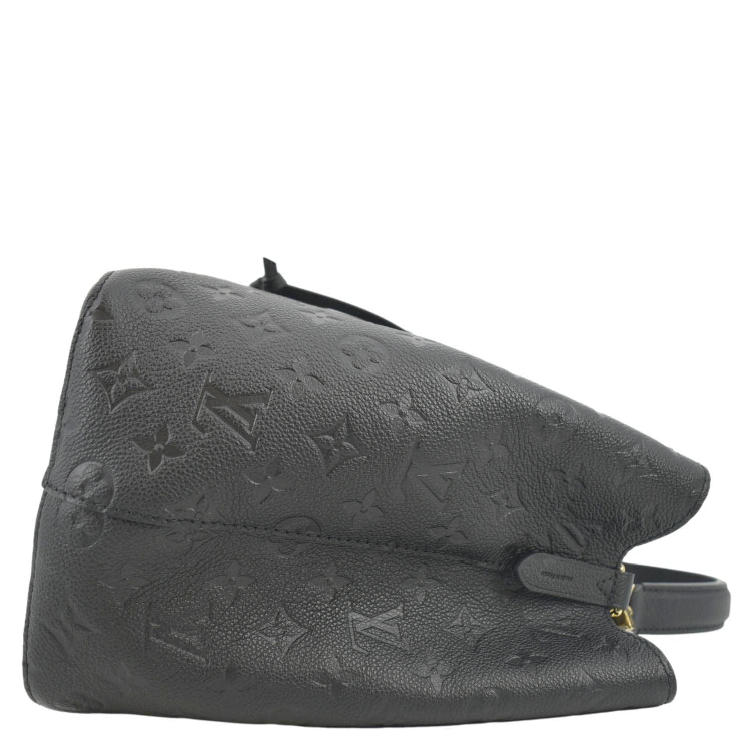 LOUIS VUITTON NeoNoe MM Monogram Empreinte Leather Shoulder Bag Black