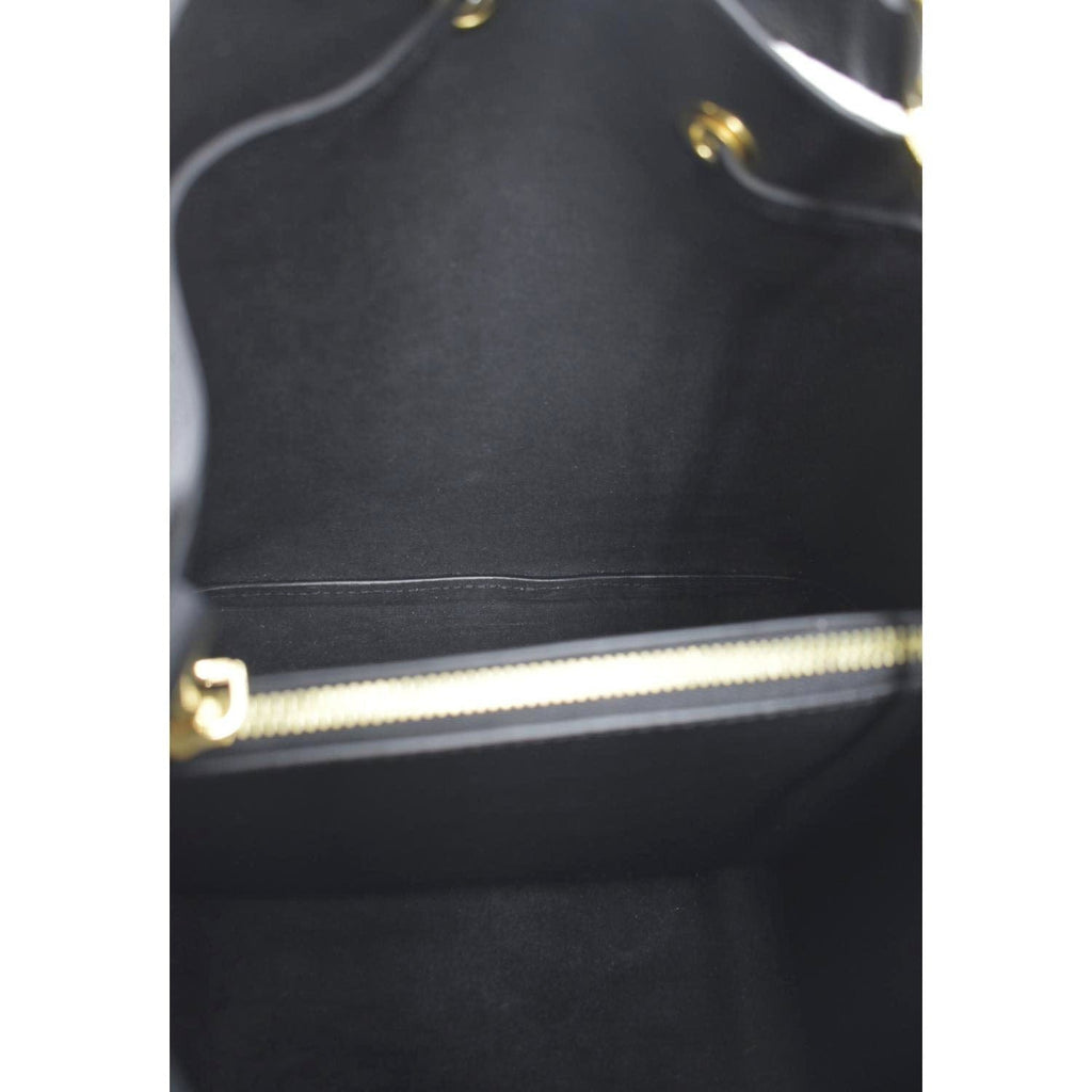 LOUIS VUITTON NeoNoe MM Monogram Empreinte Leather Shoulder Bag Black