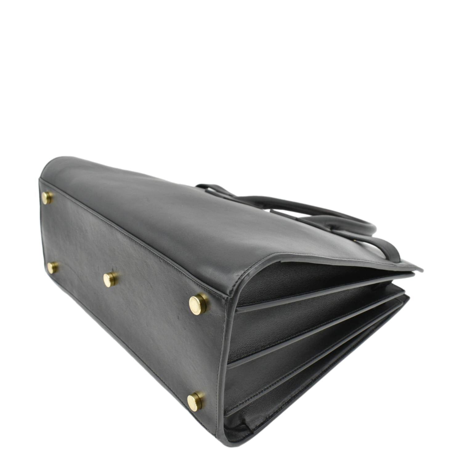 Yves Saint Laurent Sac De Jour Small Leather Shoulder Bag Black