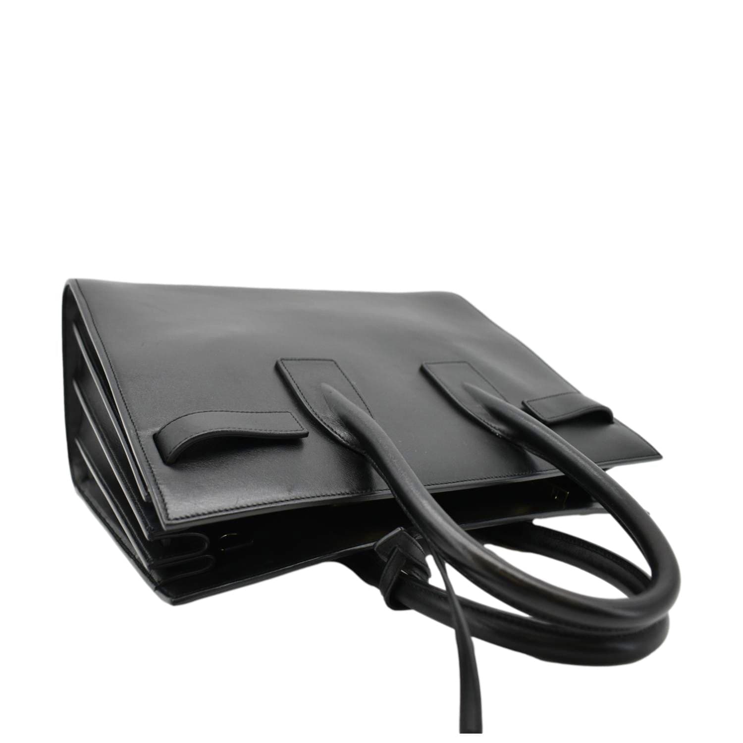 Yves Saint Laurent Sac De Jour Small Leather Shoulder Bag Black