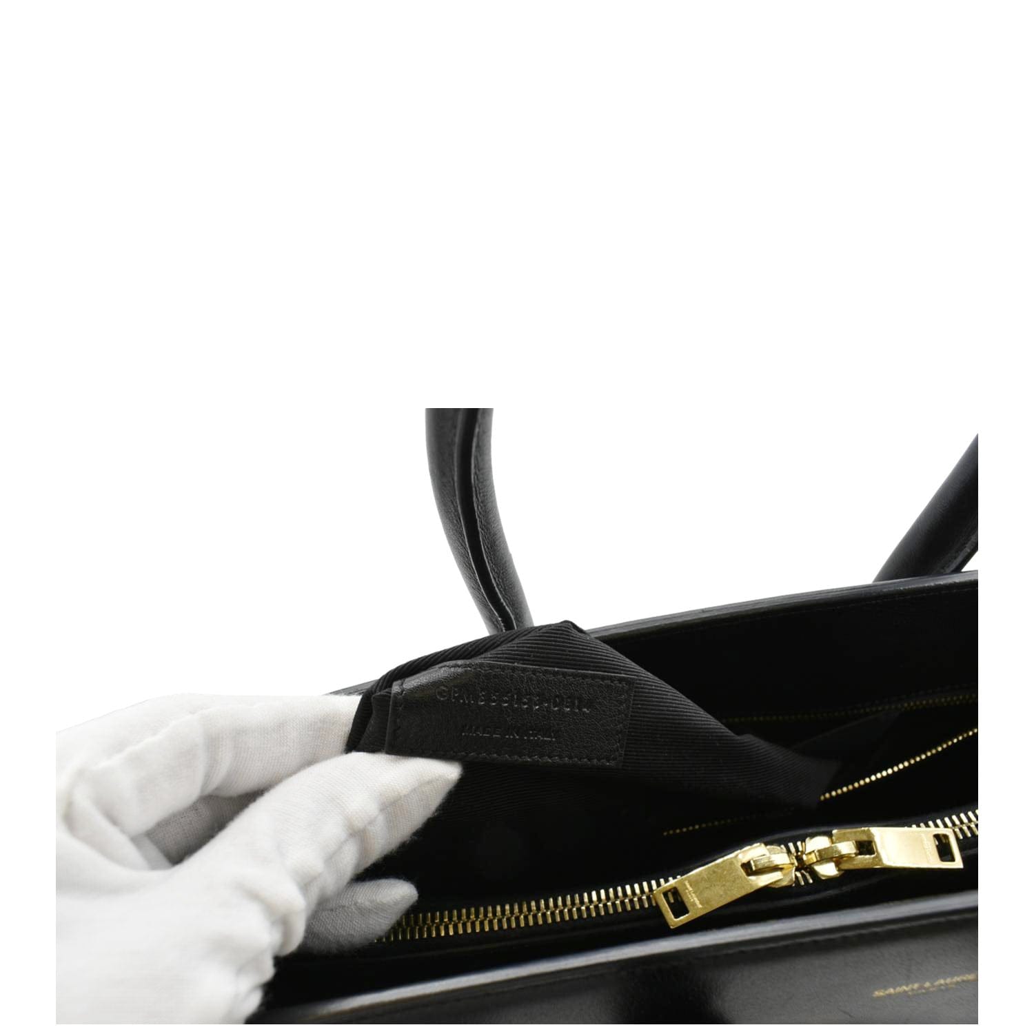 Yves Saint Laurent Sac De Jour Small Leather Shoulder Bag Black