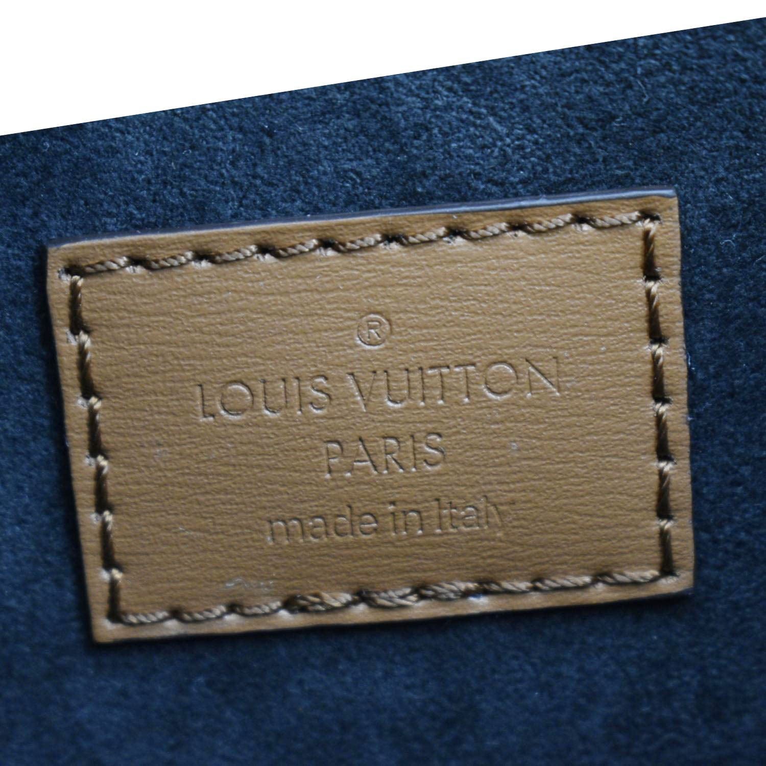LOUIS VUITTON Dauphine MM Monogram Reverse Canvas Shoulder Bag Brown