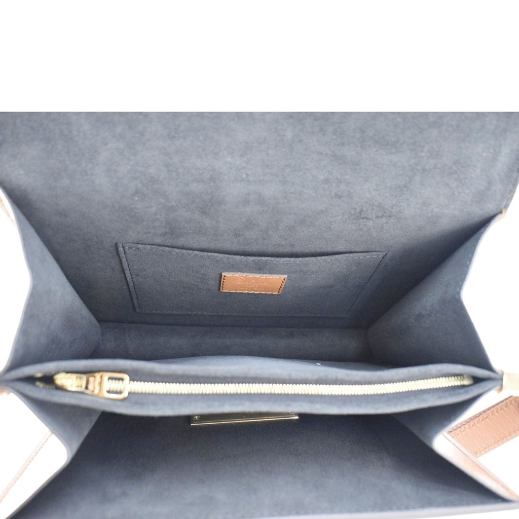 LOUIS VUITTON Dauphine MM Monogram Reverse Canvas Shoulder Bag Brown