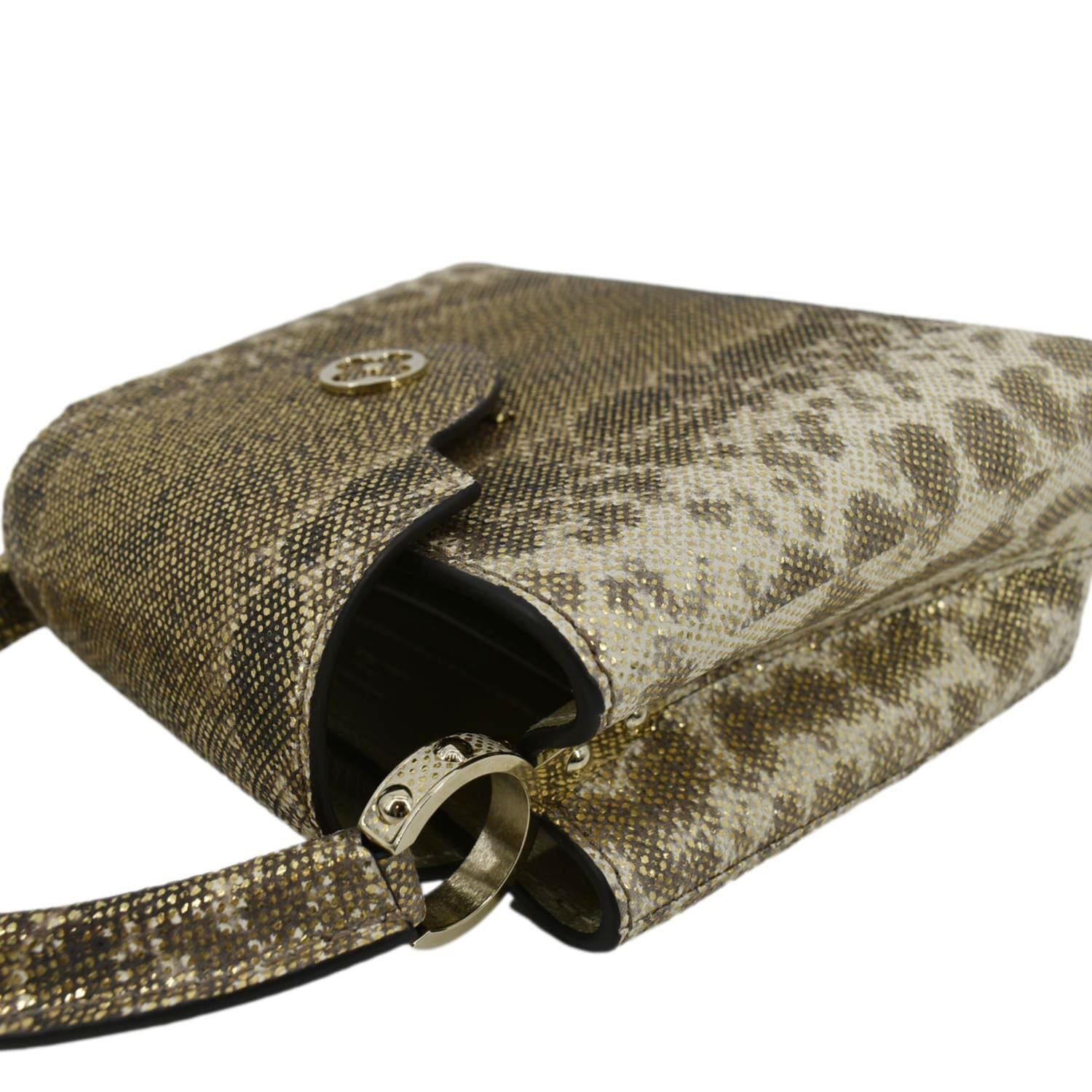 LOUIS VUITTON Capucines Mini Karung Skin Leather Shoulder Bag Full Moon