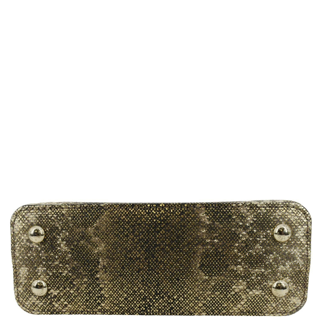 LOUIS VUITTON Capucines Mini Karung Skin Leather Shoulder Bag Full Moon