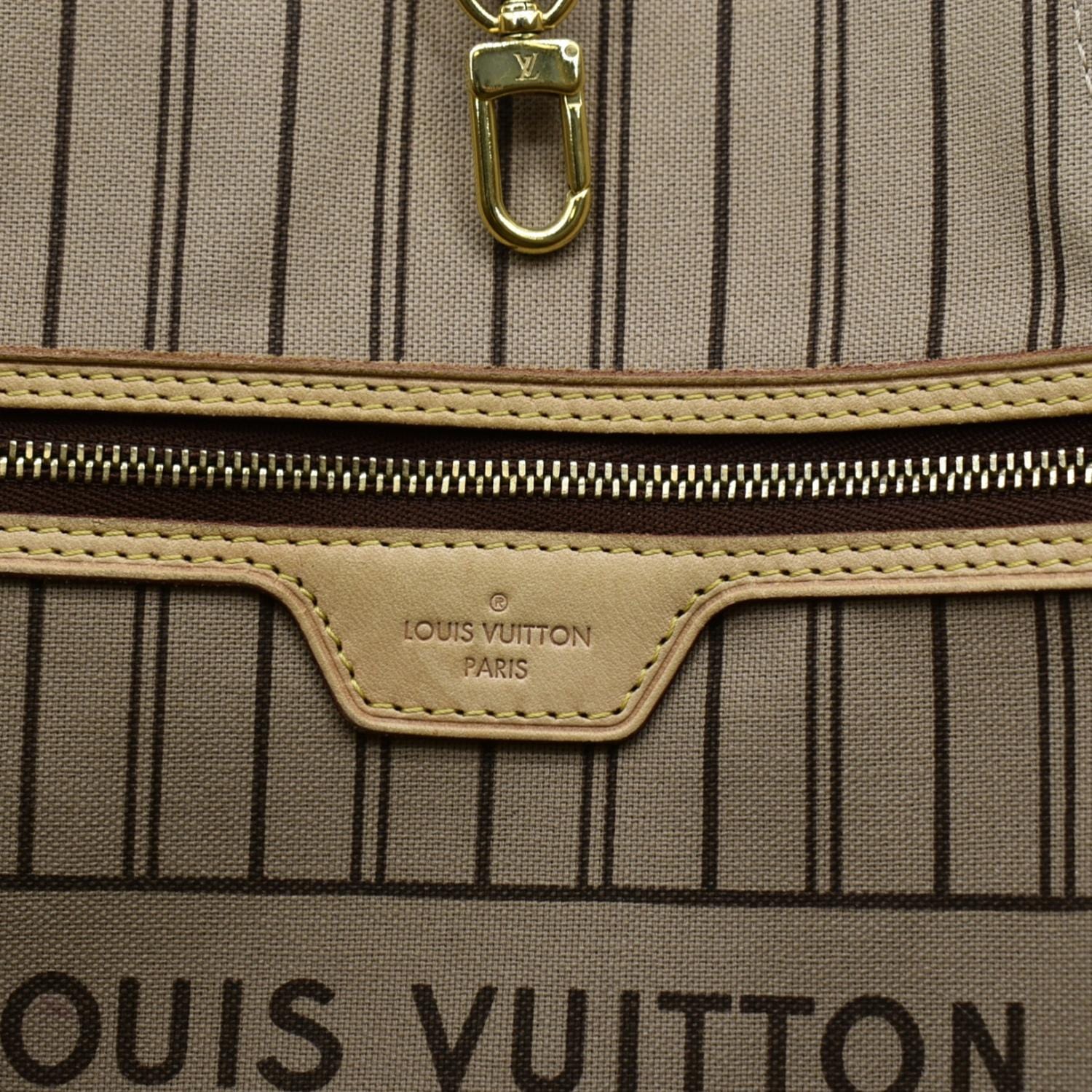 LOUIS VUITTON Neverfull GM Monogram Canvas Tote Bag Brown
