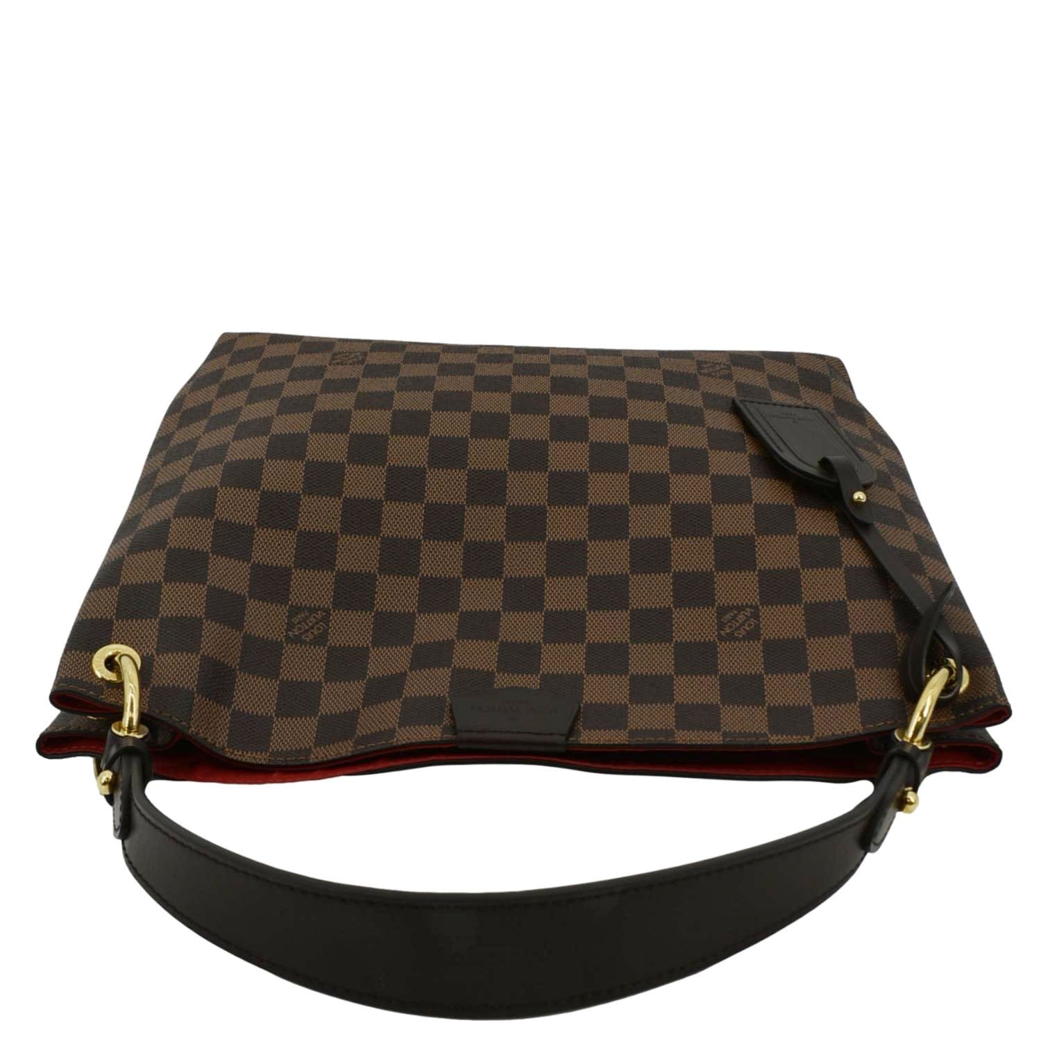 LOUIS VUITTON Graceful PM Damier Ebene Shoulder Bag Brown