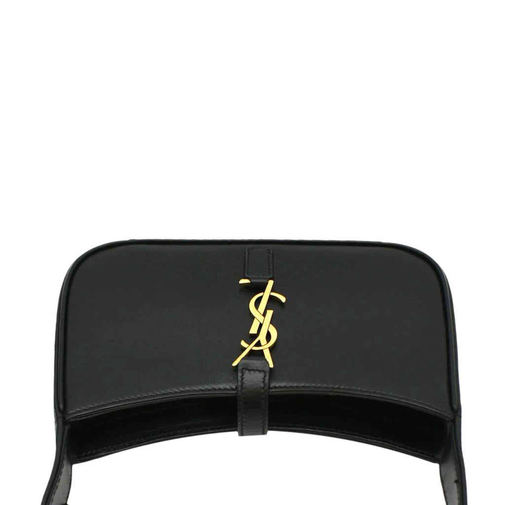 YVES SAINT LAURENT Le 5 A 7 Mini Leather Shoulder Bag Black