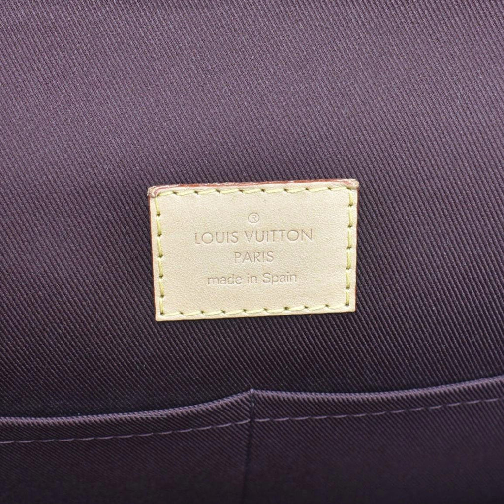 LOUIS VUITTON Cluny MM Monogram Canvas Shoulder Bag Brown