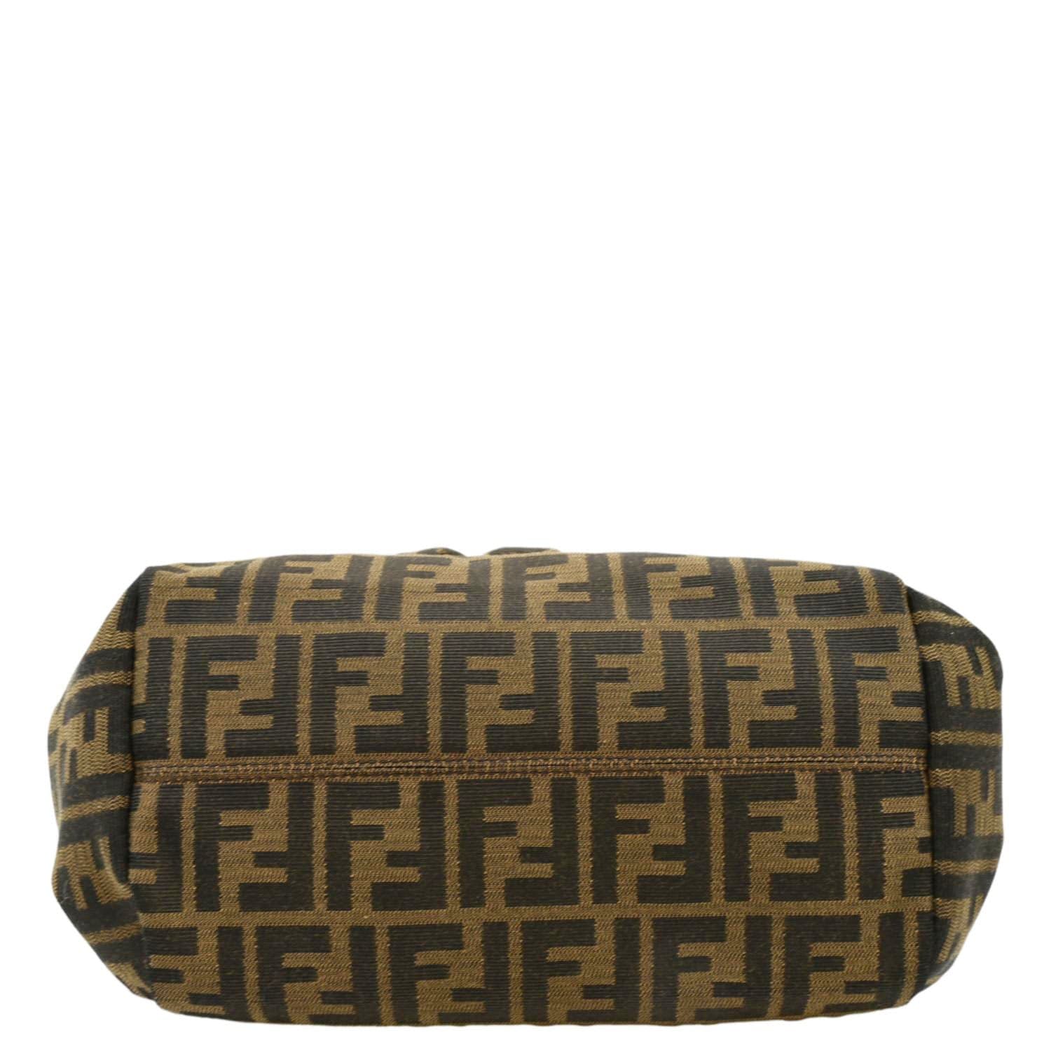 FENDI Chef Zucca Canvas Tote Bag Tobacco Brown