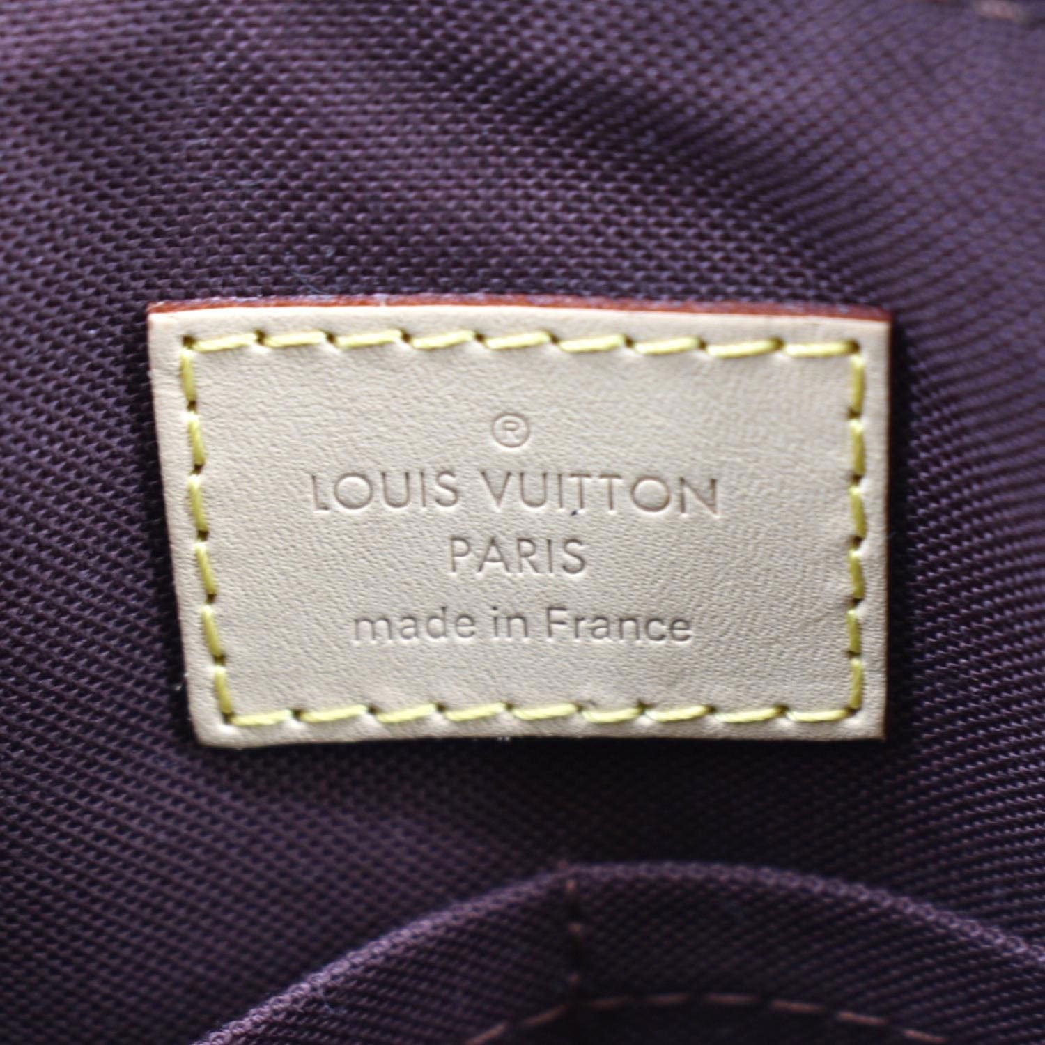 LOUIS VUITTON Rivoli PM Monogram Canvas Shoulder Bag Brown