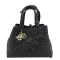 CHRISTIAN DIOR Medium Toujours Leather Shoulder Bag Black