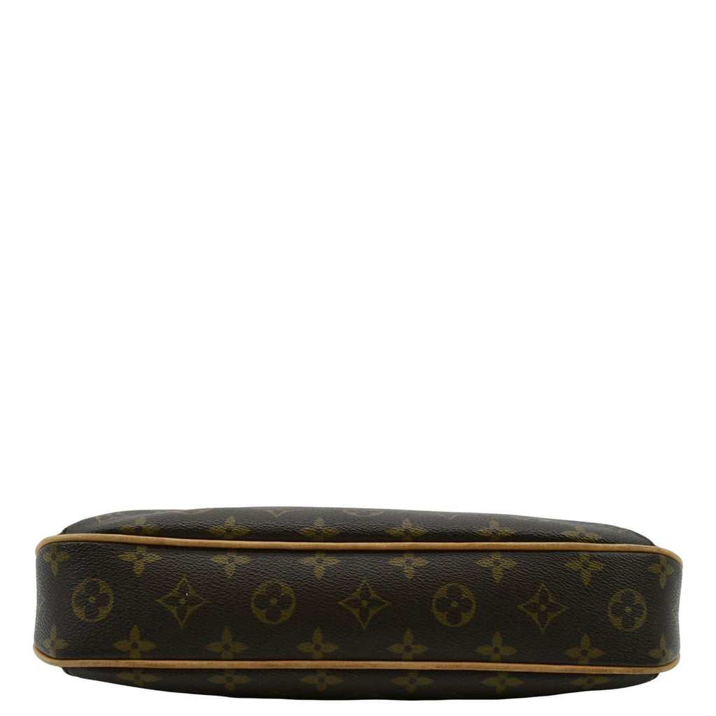 LOUIS VUITTON Thames PM Monogram Canvas Shoulder Bag Brown