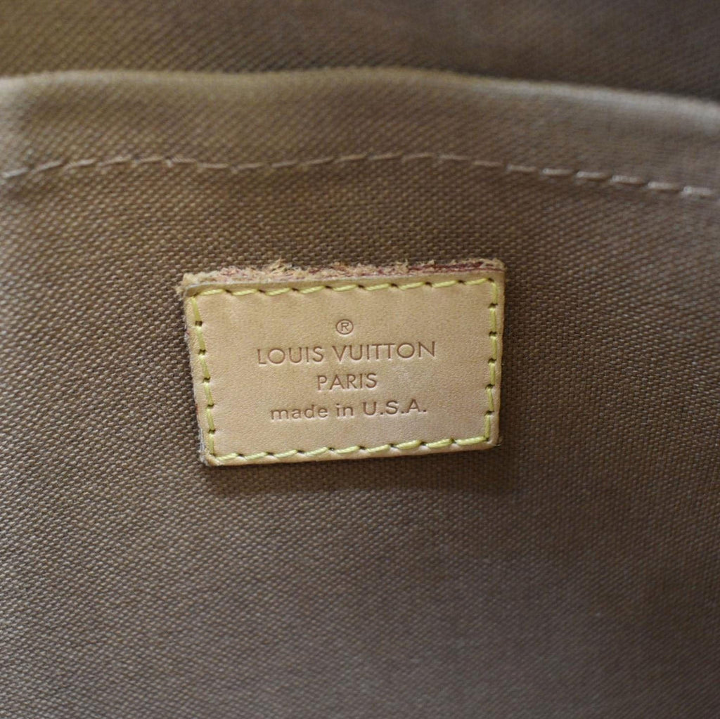 LOUIS VUITTON Thames PM Monogram Canvas Shoulder Bag Brown