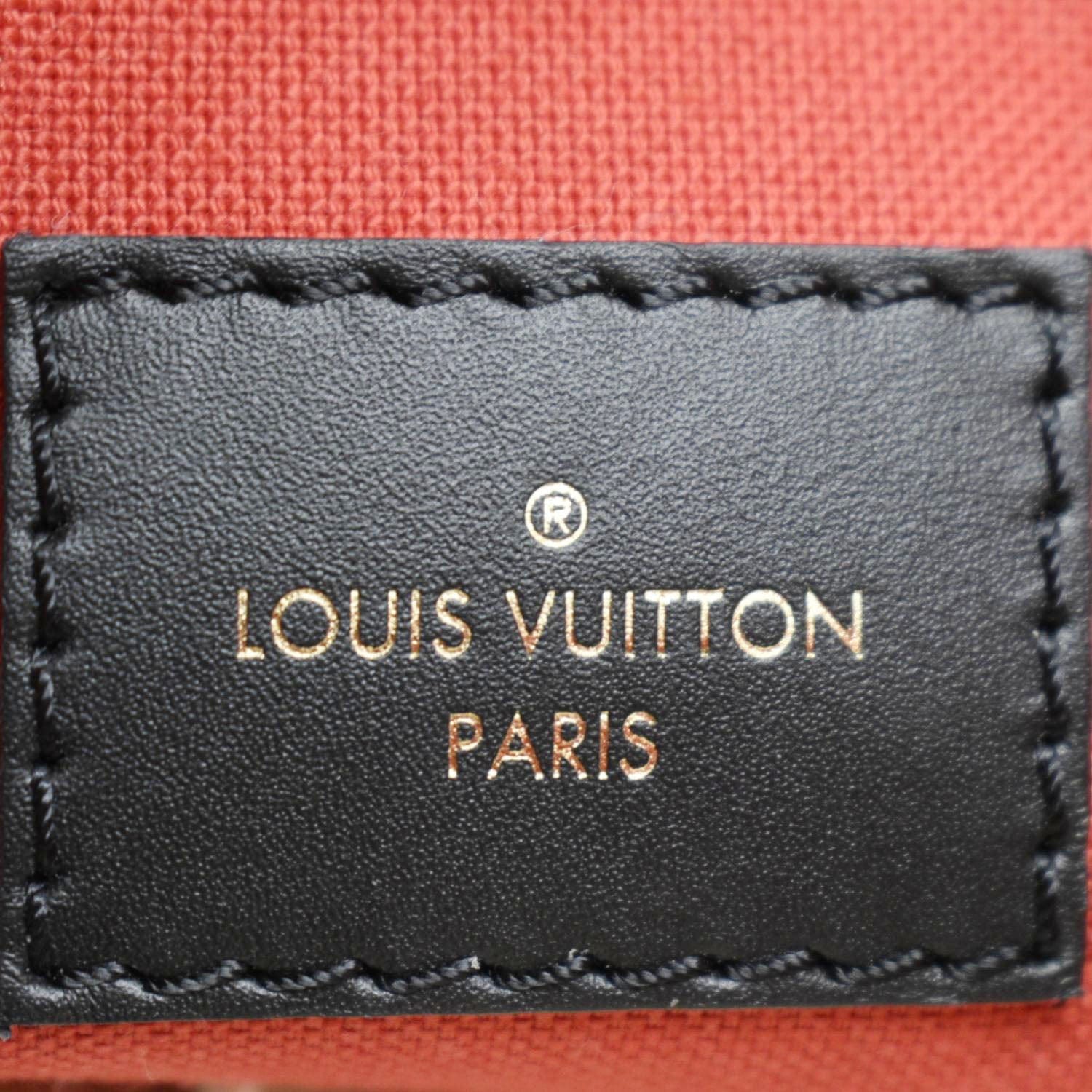 LOUIS VUITTON Mylockme Studded Leather Chain Shoulder Bag White