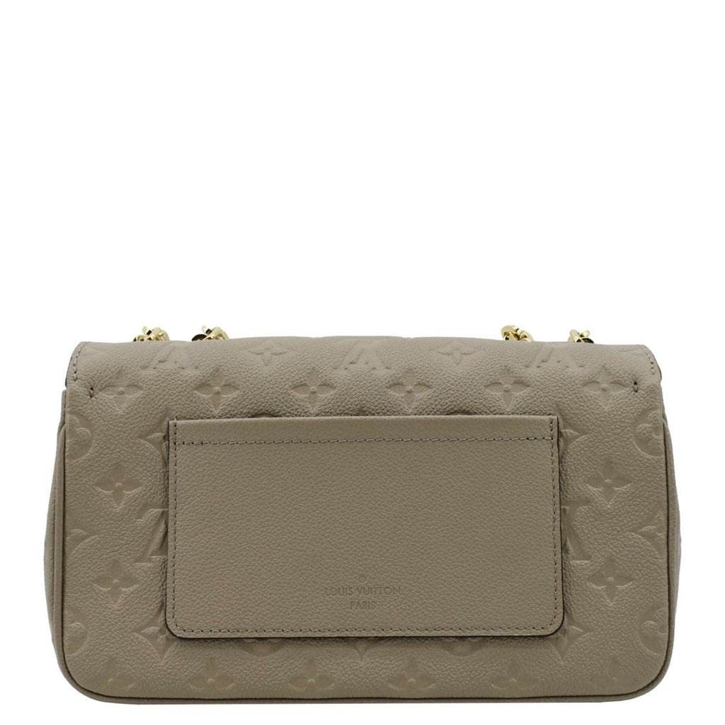 LOUIS VUITTON Marceau PM Monogram Empreinte Leather Shoulder Bag Turtledove