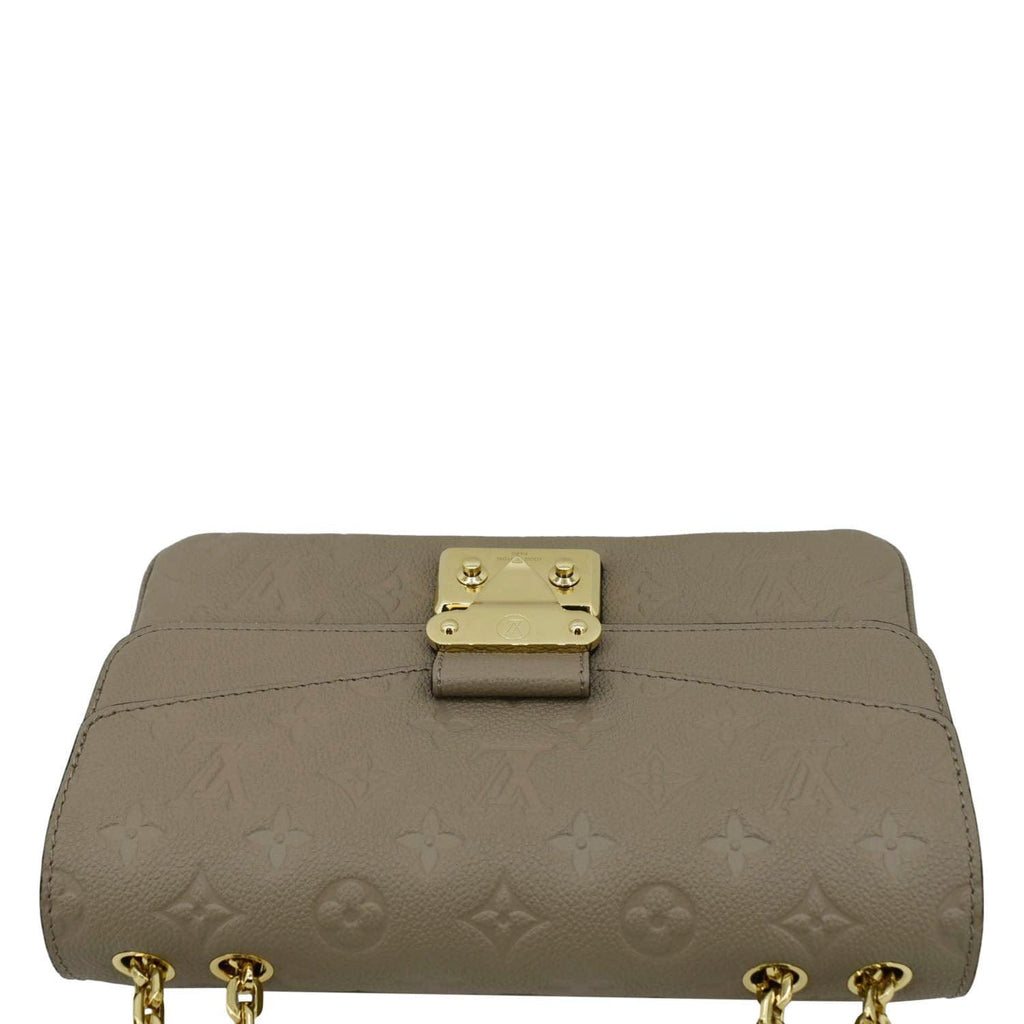LOUIS VUITTON Marceau PM Monogram Empreinte Leather Shoulder Bag Turtledove