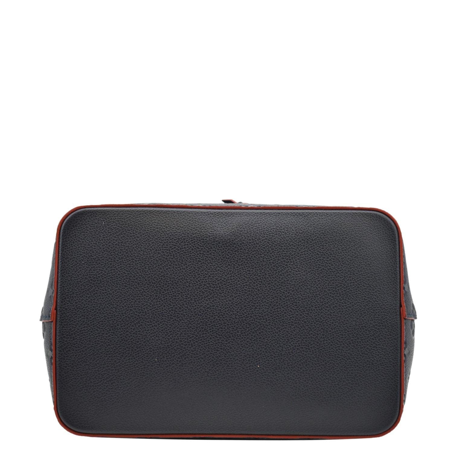 LOUIS VUITTON NeoNoe Monogram Empreinte Leather Shoulder Bag Navy Blue