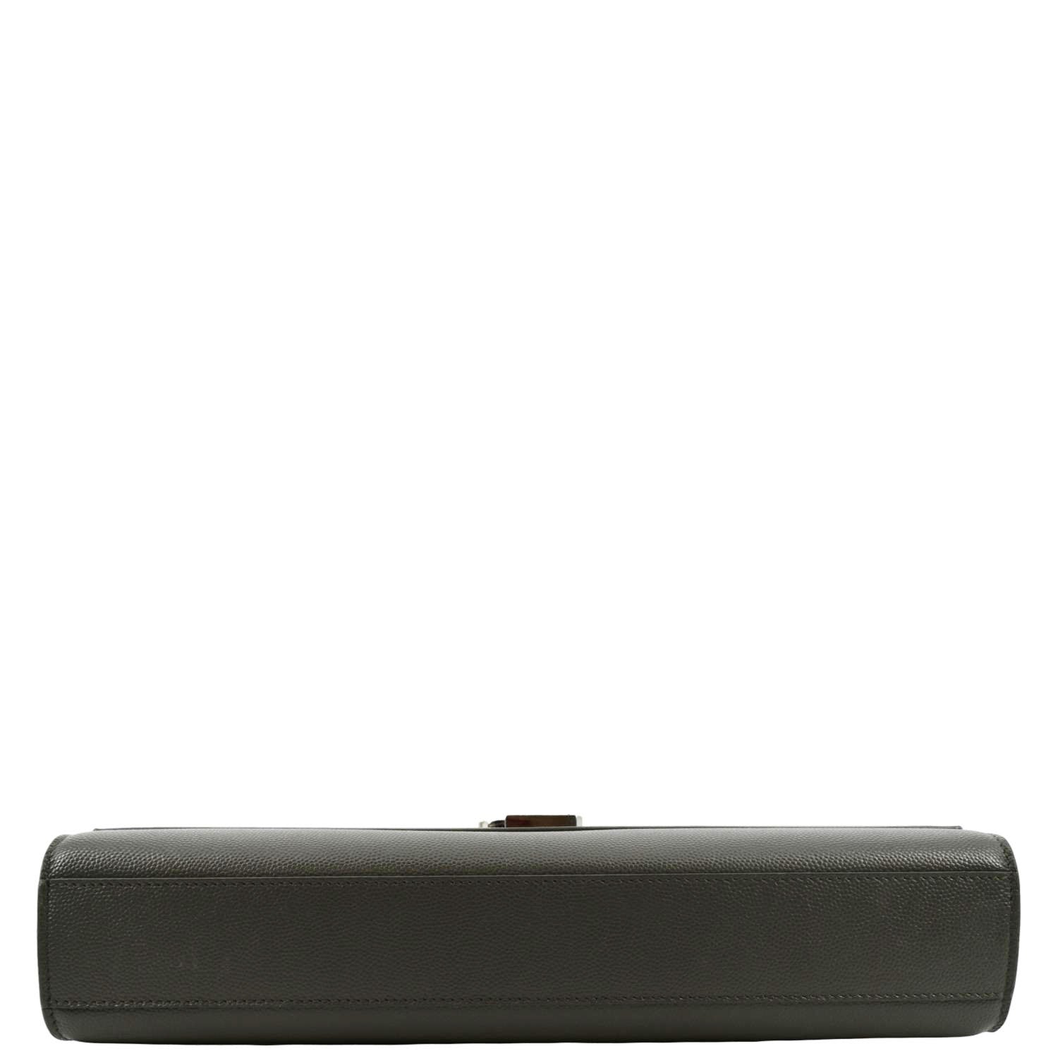 YVES SAINT LAURENT Kate Leather Shoulder Bag Gray