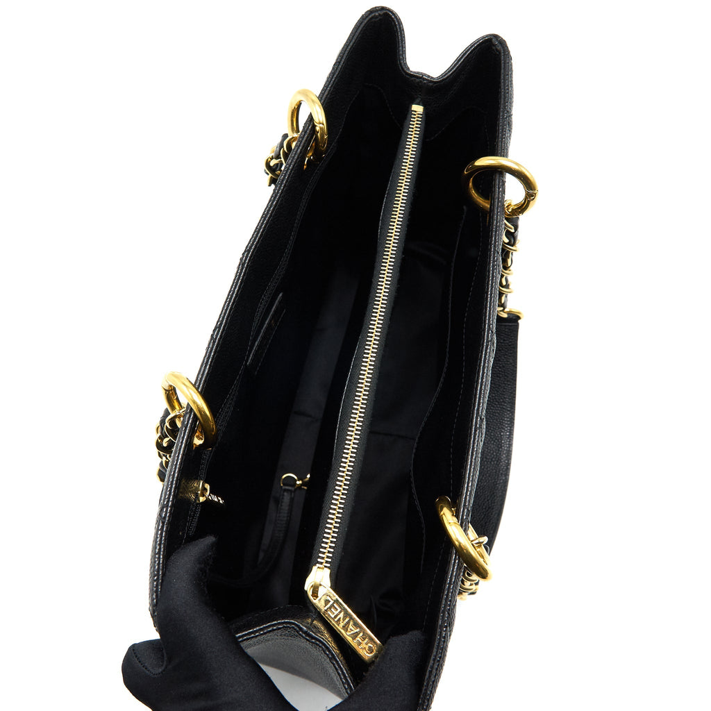 Chanel Grand Shopping Tote bag Caviar black